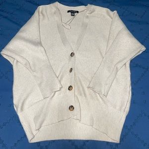 Cream colored cardigan